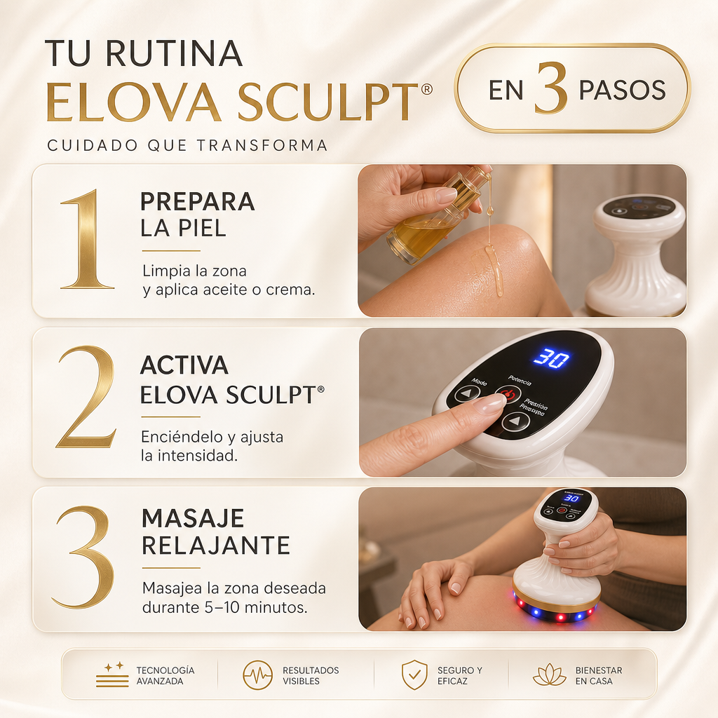 elova | Sculpt - Masajeador Anticelulítico