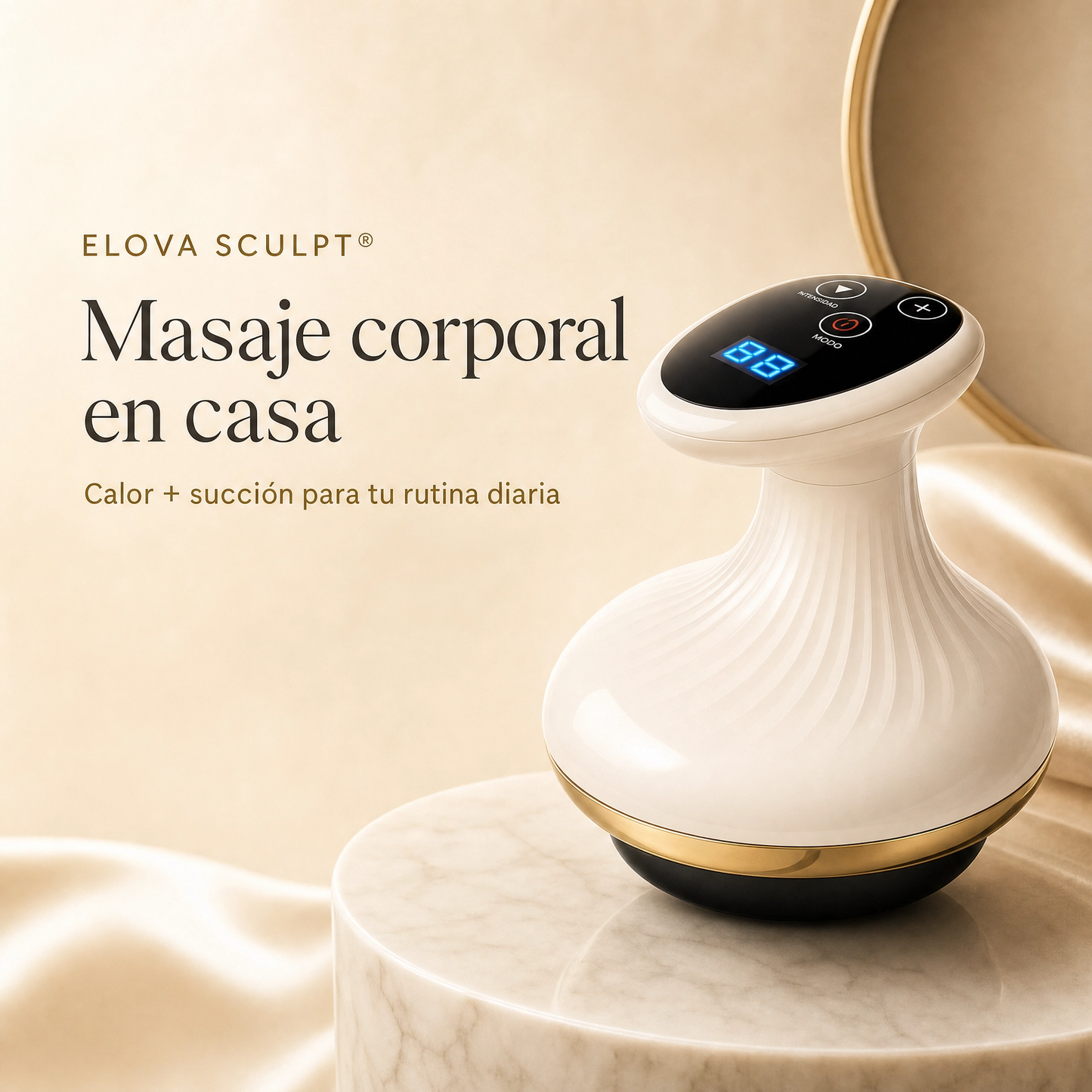 elova | Sculpt - Masajeador Anticelulítico 4 en 1