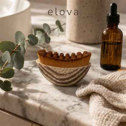 elova | Cepillo de masaje linfático facial